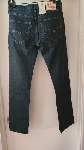 Vintage Levis Premium Quality 501 R Big E Denim Jeans Dark Wash Button A3 - Picture 8 of 13