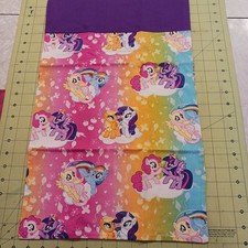 NEW HANDMADE TRAVEL PILLOWCASE for a 14 X 20 inch pillow My Little Pony
