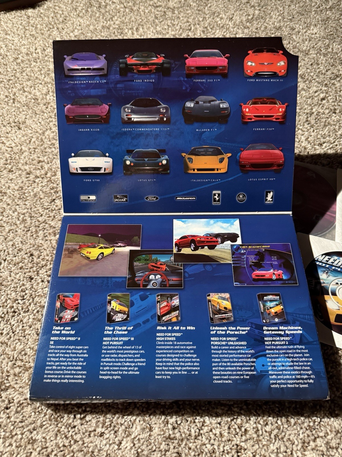 2003 Need for Speed 5 Disc Collection PC CD Rom NEW WITH ORIGINAL BOX