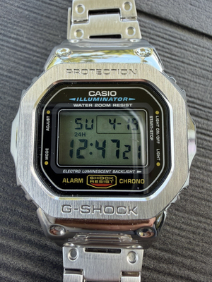 Casio G-Shock DW 5600E All Stainless Bezel And Bracelet | eBay