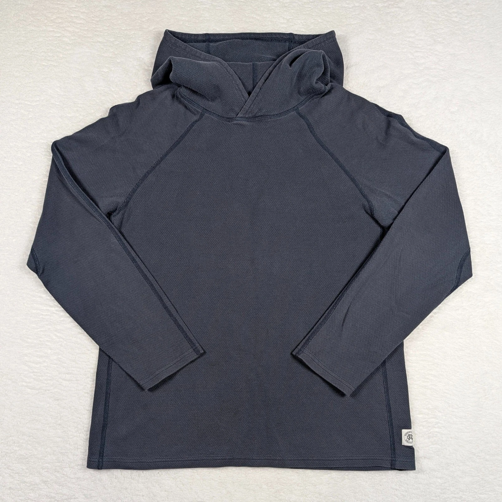 Reigning Champ Hoodie Mens S Blue Waffle Knit Cotton Raglan Pullover Canada
Opens in a new window or
