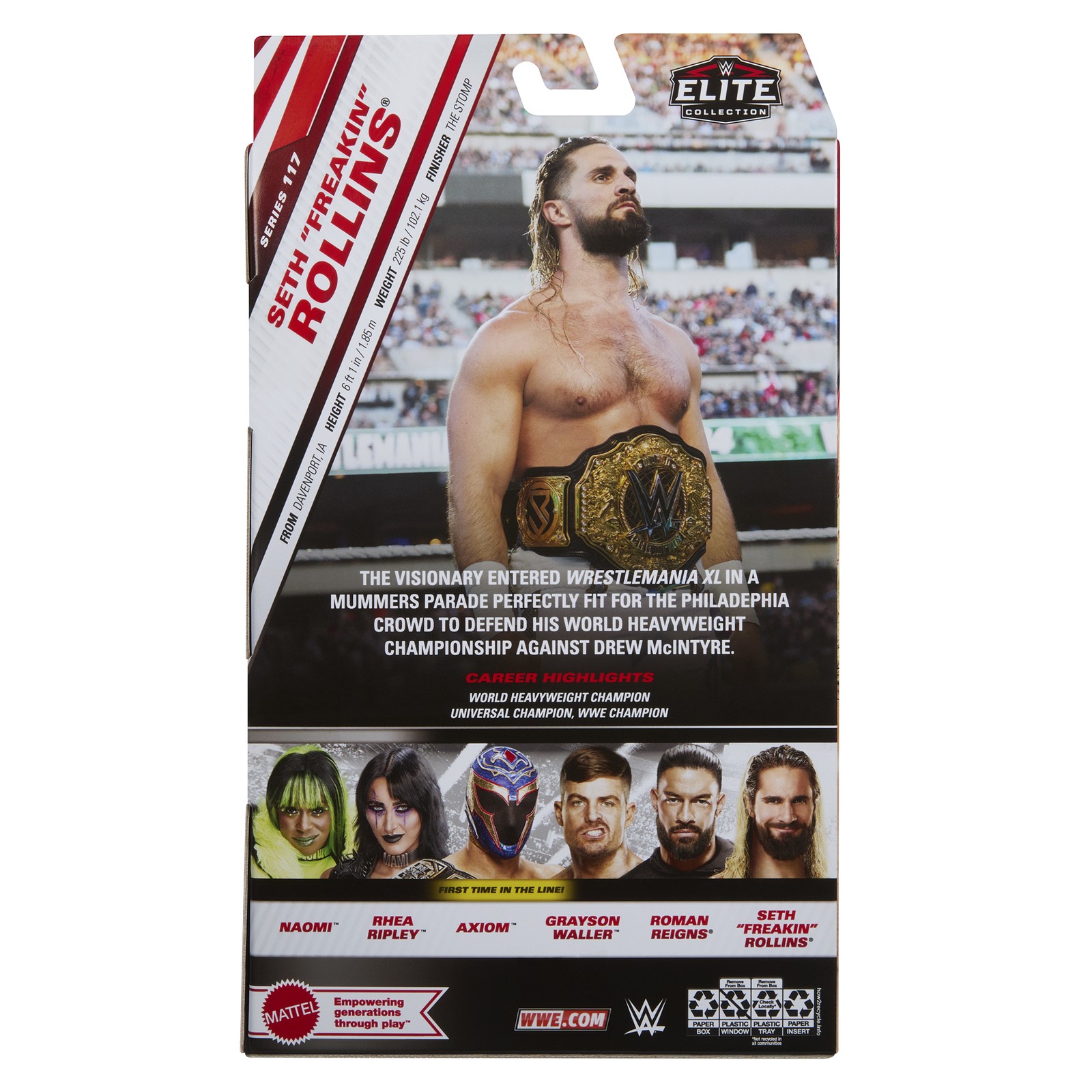 Seth Rollins - WWE Elite 117 Mattel Toy Wrestling Action Figure