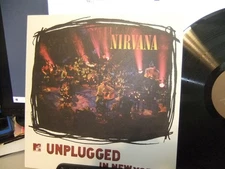 GERMAN IMPORT*NIRVANA UNPLUGGED IN NEW YORK LP ON GEFFEN  RECORDS W/ INSERT