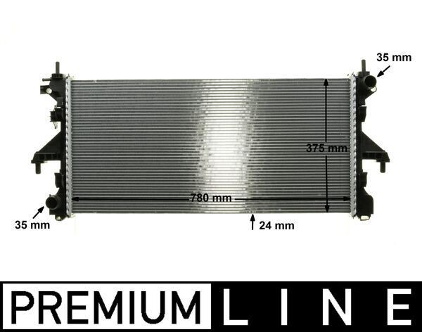 Mahle KüHler, MotorküHlung CR 1068 000P Passend FüR Fiat-image