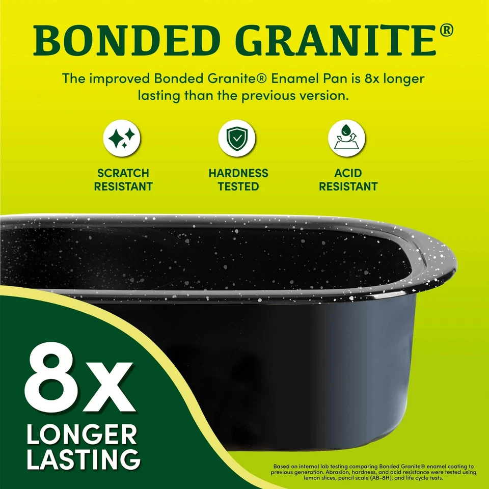 Horno Tostador Eléctrico Aroma 18Qt ART-718RH Granito Esmalte Tapa Cúpula Alta Rojo Foto 3 de 4