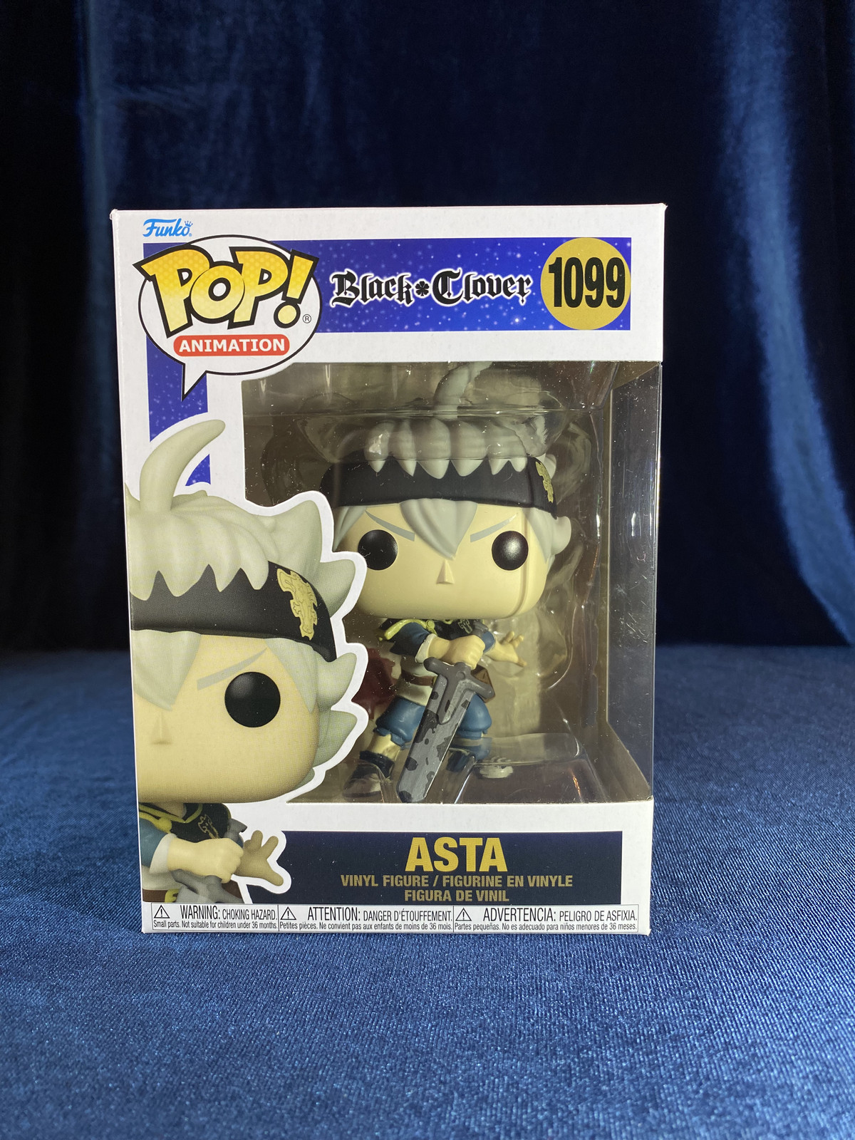 Funko Pop! - Black Clover - Asta - Figure #1099.