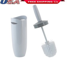 Contour Toilet Brush Holder 360 Degree Bathroom Cleaner Modern Organizer New
