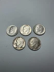 silver dimes lot of 5