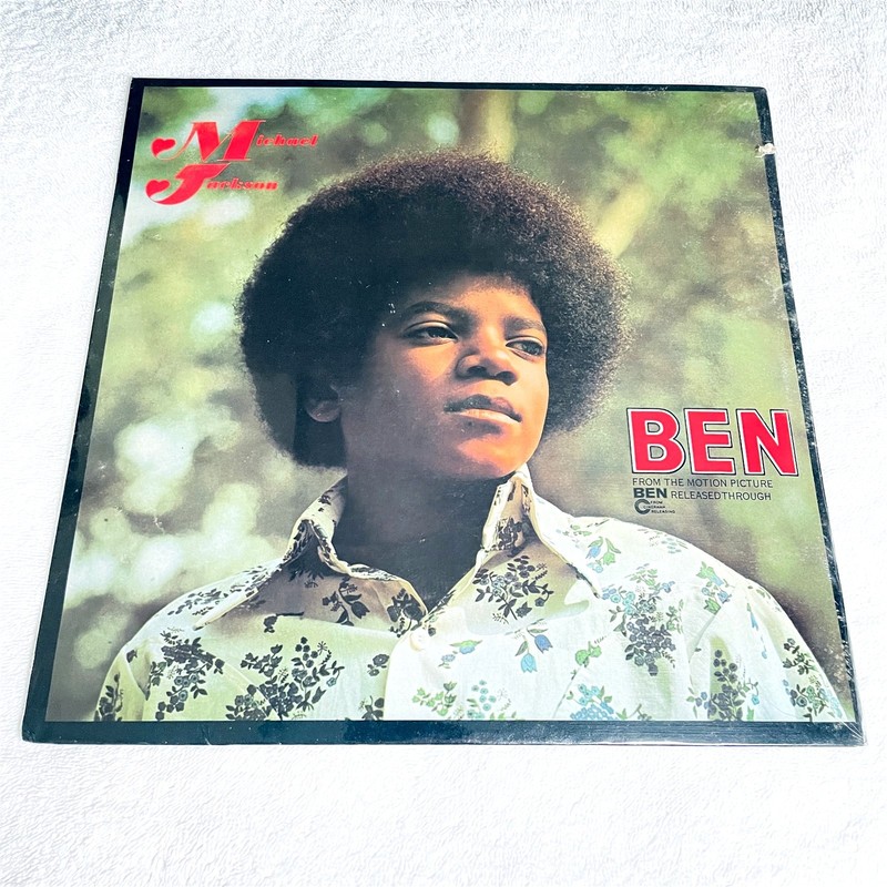 Michael Jackson "Ben" 1972 R&B LP, SEALED!, 2nd Pressing, Original Motown