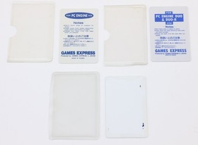 Games Express PC Engine PCE HuCard Super CD Set Hi-Leg Fantasy Strip Fighter II