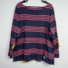 Talbots Shirt Bundle Womens 2X Pink Yellow 2PC Striped Business Coastal Norm