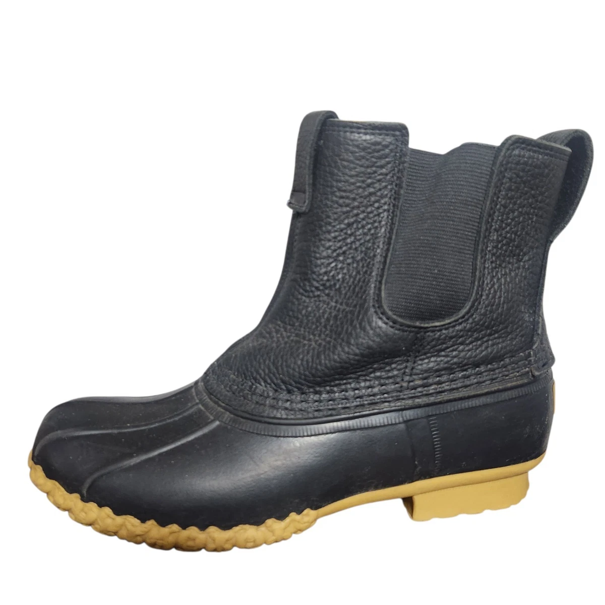 L.L. Bean Black Leather Chelsea Duck Boots L.L.Bean Chelsea Bean Boot at Von Maur main image 2