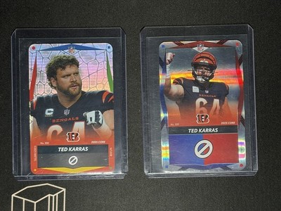 2025 NFL Uno Elite TED KARRAS Lot Viper Wild Foil #100 Blue + Red Bengals