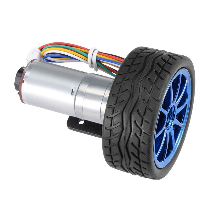JGA25-371 12V DC Gear Motor 40RPM Smart Car Robot Kit