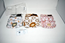 Langsprit Washable Female Dog Diapers, 3 Pack, MEDIUM Rabbit, Owl, Lion, NWT