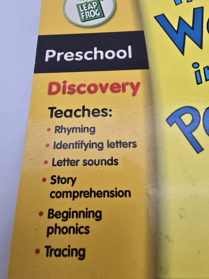 Lot of 3 Leap Frog Preschool My First Leap Pad Learning Books W/ Cartridges - Image 4 of 4