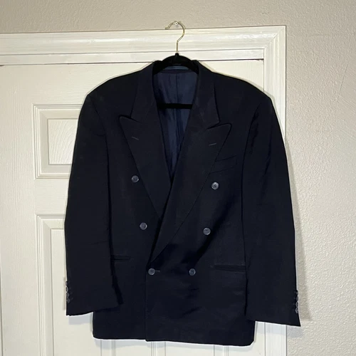 SAINT LAURENT (YSL) Giacca tuta uomo vintage Yves Saint Laurent blazer cappotto sportivo con bottoni
