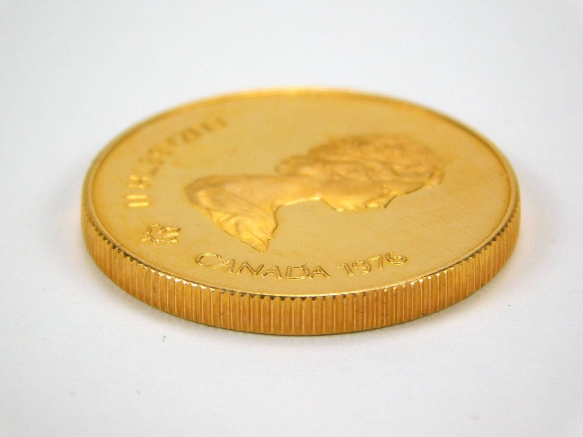 976 Canada $100 Gold Coin 1/2 oz 22K Montreal Olympics Proof w