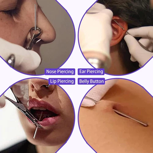 Piercing Kit 44Pcs -  Piercing Needle Kit with 20G 18G 16G 14G 12G image 6