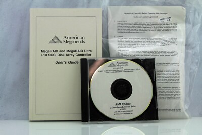 LSI Logic AMI MegaRAID 418 428 434 438 466 & 762 SCSI Controller Driver Disk Set
