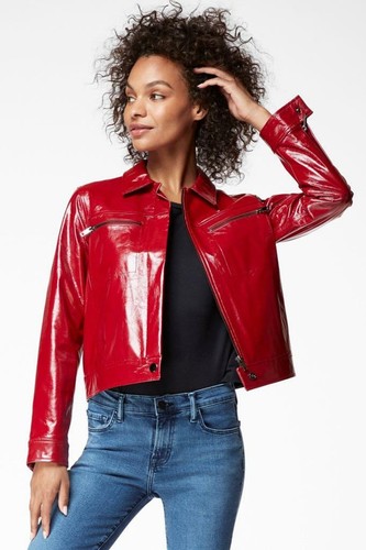 J BRAND Yvette Venetian Patent Red 