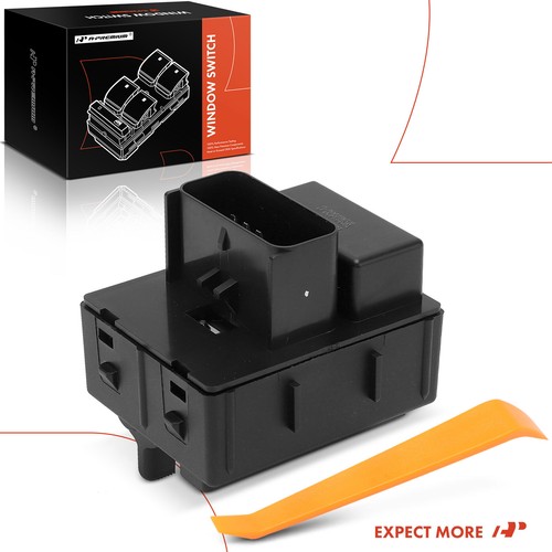 A-Premium Black Front Power Window Switch for Jeep Wrangler JK 2007-2010 2-Door - Picture 8 of 8