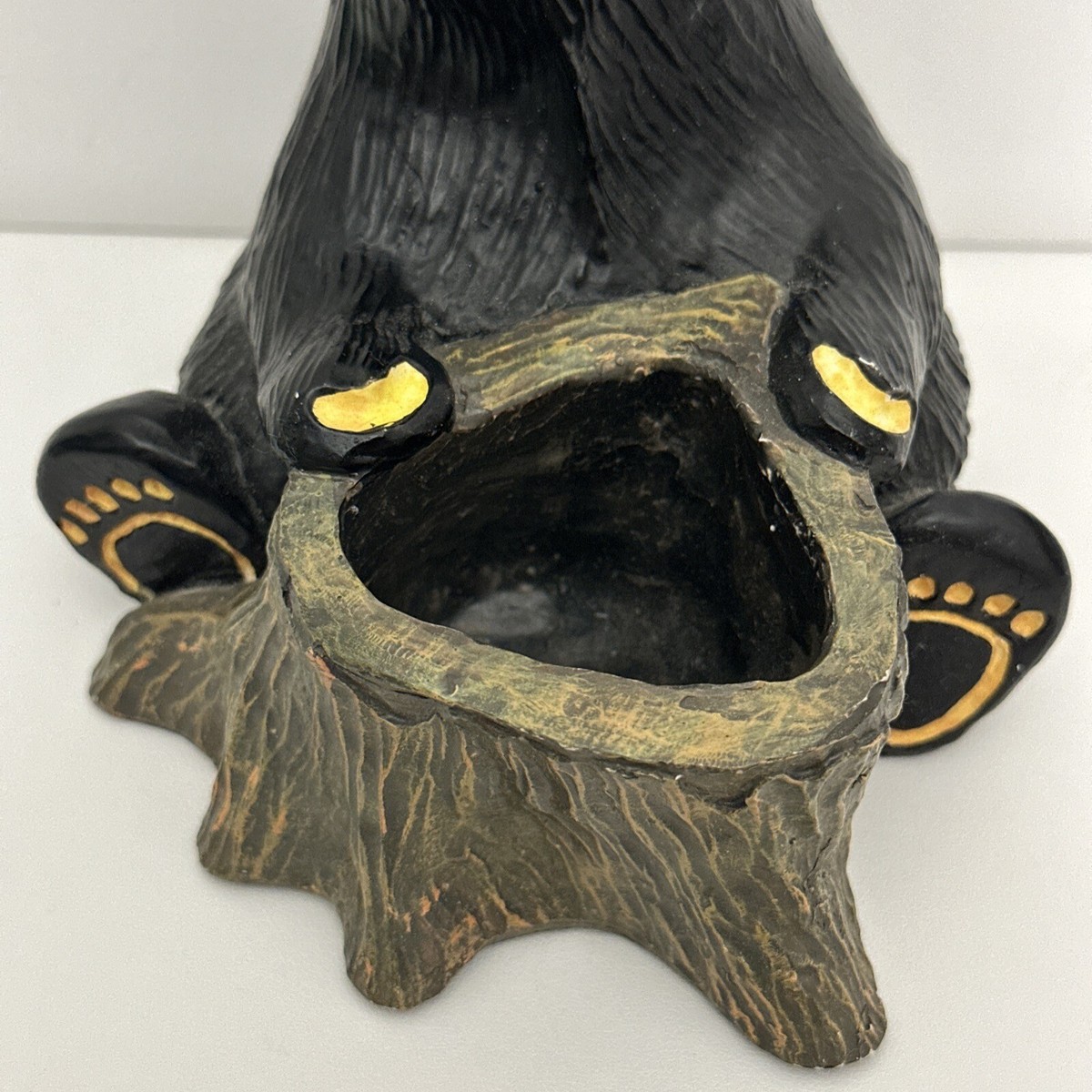 2 Singing Tree Presents Bear Foots Figurines By Montana Artist