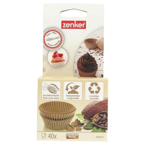 Teglia Muffin Zenker 12 Impronte - Antiaderente Rinforzato Con Ceramica, Colore Oro, Made In Germany - Foto 4