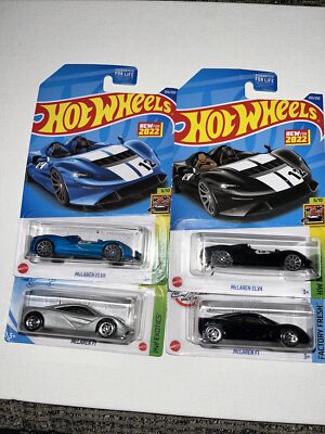 McLaren Elva Hot Wheels 2022 Blue & Black | McLaren F1 Silver & Black Ryus Rides
