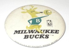 Millwaukee Bucks  NBA Team Logo Pinback Button 2 1/2"