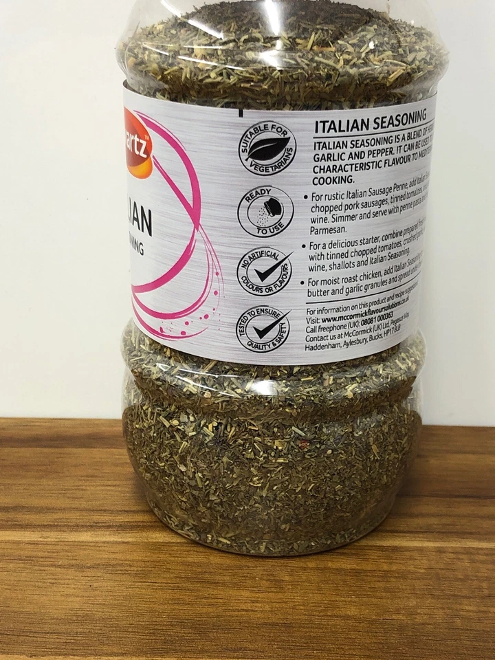 Schwartz Italian Seasoning 190g Mixed Dried Herbs , Oregano Basil Thyme Rosemary - Image 4 of 4