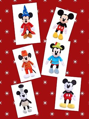 Mickey Mouse Plush Collector Box Set 90th Anniversary Through the Years Gift | eBay