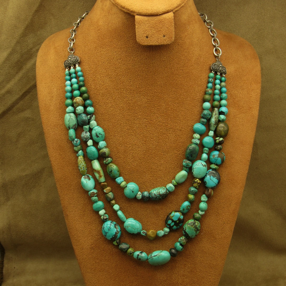 Turquoise store strand necklace