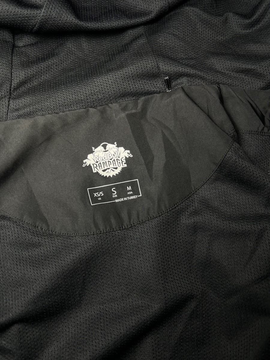 Red Bull Rampage Downhill Black Full Zip Windbreaker MTB