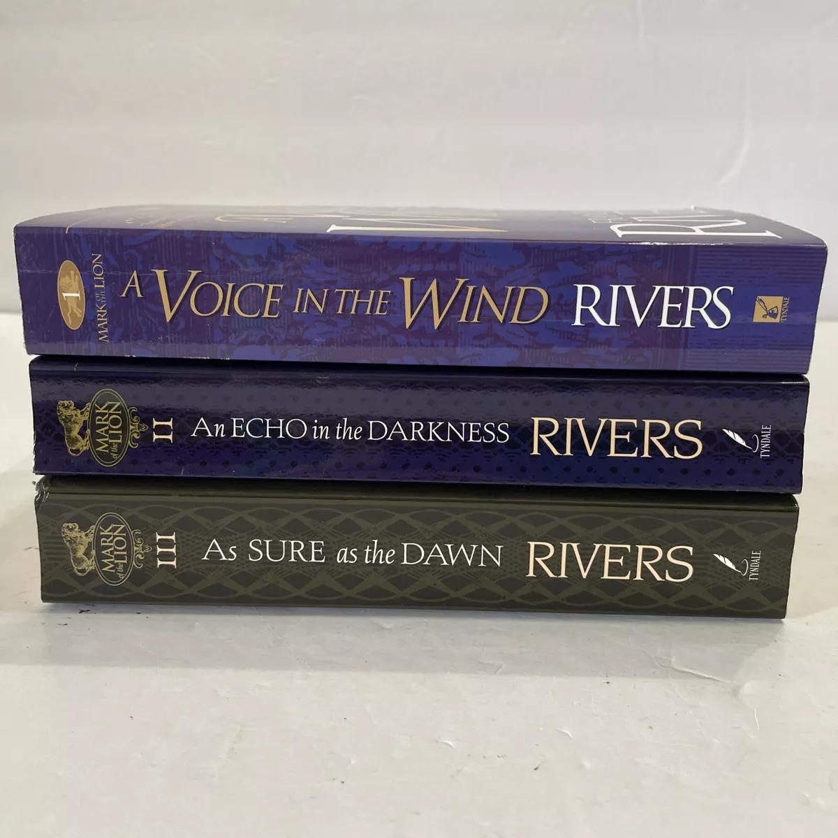 3 Book Set Complete Francine Rivers: Mark of the Lion Trilogy-Voice*Echo*Dawn  | eBay
