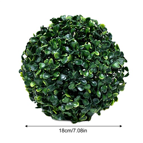 Künstliche Pflanze, Buchsbaum, Topiary-Kugel, Kunstpflanzen, dekorative Grasbä - Bild 7 von 16