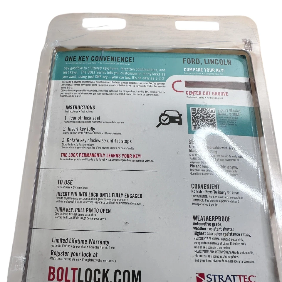 PERNO 7040476 6' bloqueo de cable para Ford F-150 2021-2023 - negro - nuevo Foto 4 de 4