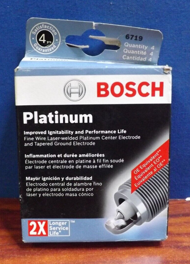 Bosch 6719 Platinum Spark Plug - 4pk