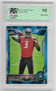 Jameis Winston 2015 Topps Chrome Blue Diamond Refractor ...