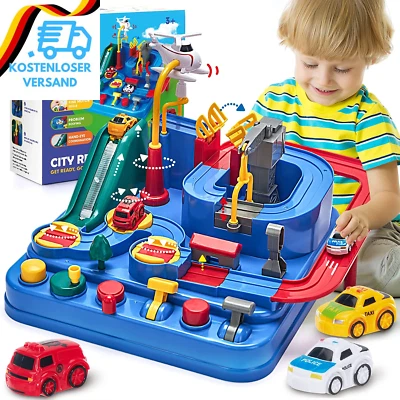 BESUCHE DEN HAHALAND-STORE Hahaland Auto Spielzeug Ab 2 3 4 5 Jahre, Track Cars Spielzeug Ab 2 Jahre Junge