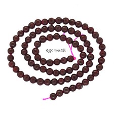 15.2" Red Garnet Round Beads 5 - 5.2mm 67108