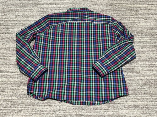 Orvis Blouse Shirt Top Plaid Button Down Long Sleeve Womens 16 Blue Ladies - Bild 6 von 10