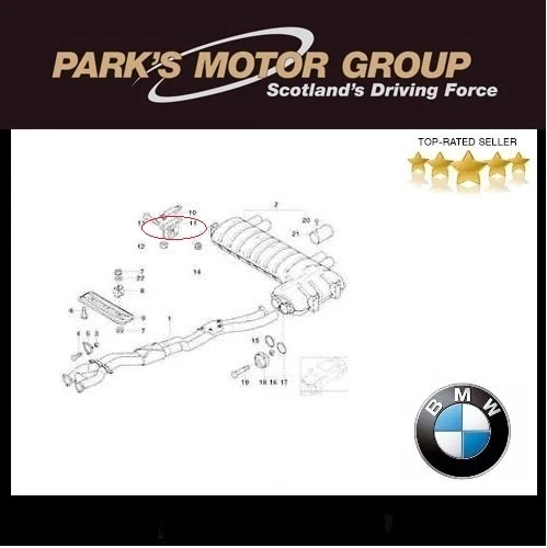 GENUINE BMW 18201401797 EXHAUST HANGER RUBBER MOUNT