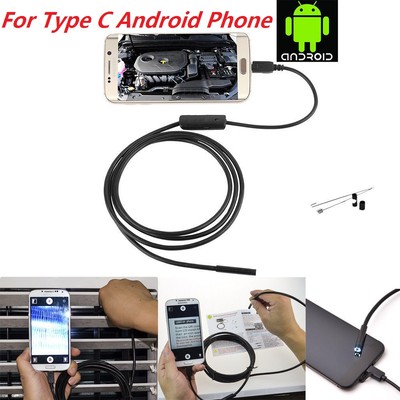 Underwater Waterproof Borescope Inspection Camera for Samsung Galaxy S8+C9pro C5
