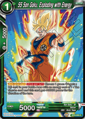 NM-Mint DBS:M SS Son Goku, Exploding with Energy - BT6-055 - C Destroyer Kings (