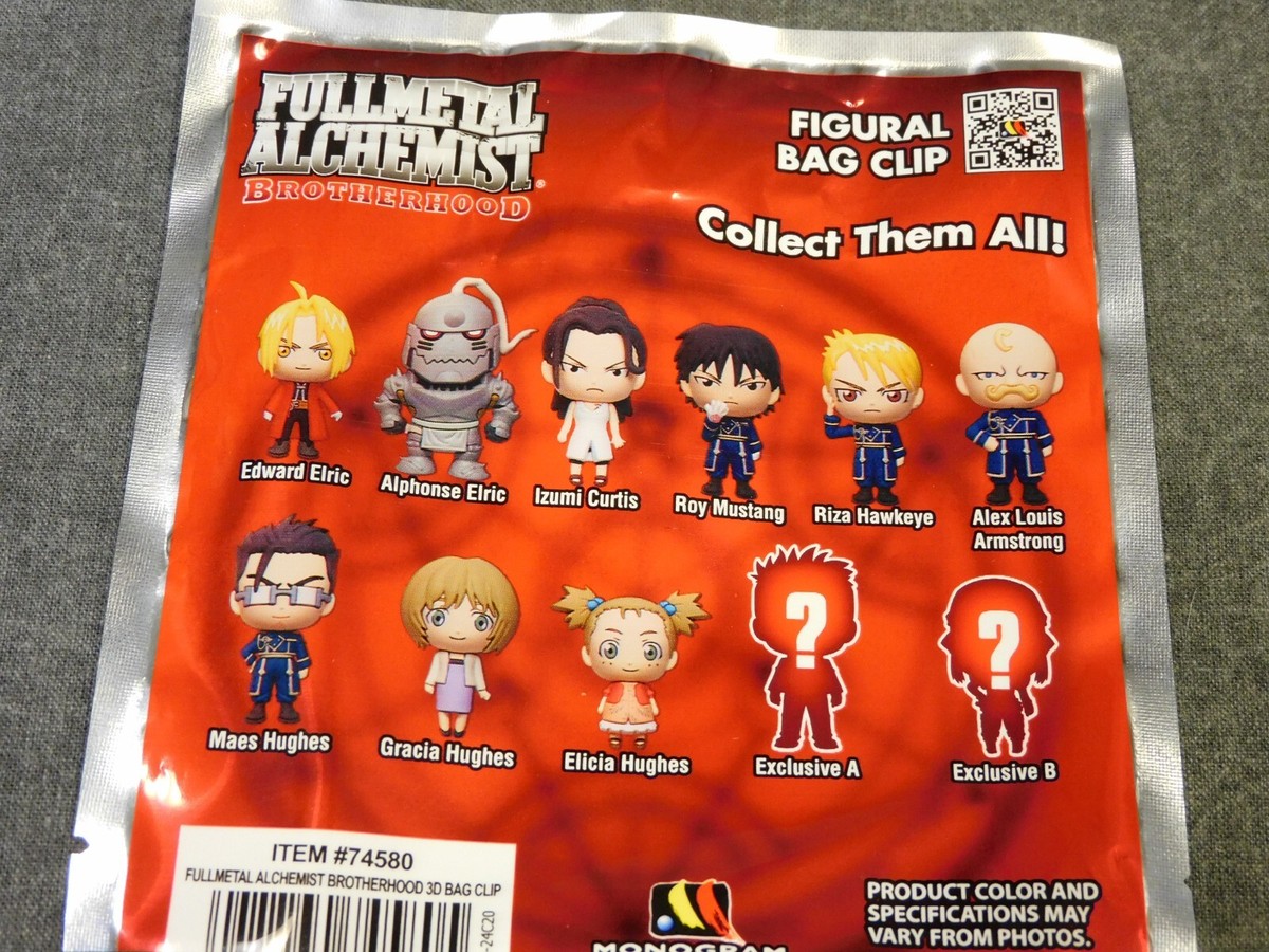 Fullmetal Alchemist NEW * Roy Mustang Clip * Blind Bag Key Chain