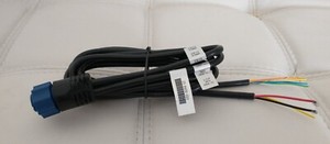 Lowrance PC-30 Power Cable Cord Blue Connector. Works on LMS, Elite, and HDS NEW