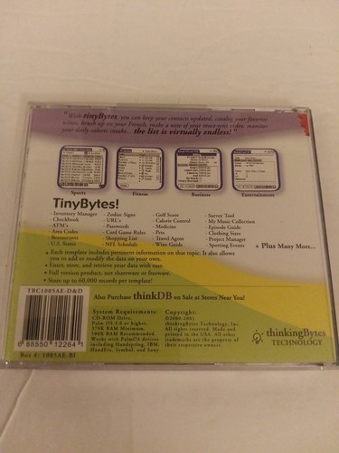 Tiny Bytes Die ultimativen Listen und Anwendungen für Ihren Handheld für Palm OS - Bild 2 von 3