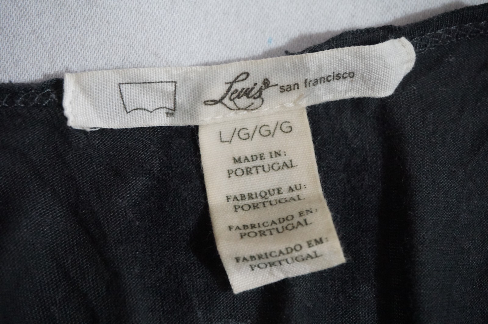 Vintage Levi's vest tank twisted racer back asymmetric San Francisco L BNWOT image 10