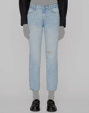  240 Frame Women's Blue Le High Waist Slim Straight Leg Jeans Pants Size 27